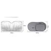6Pcs Car Sun Shade Uv Protect Sunshade Window Solar Film Aluminum Foil 130X 60Cm