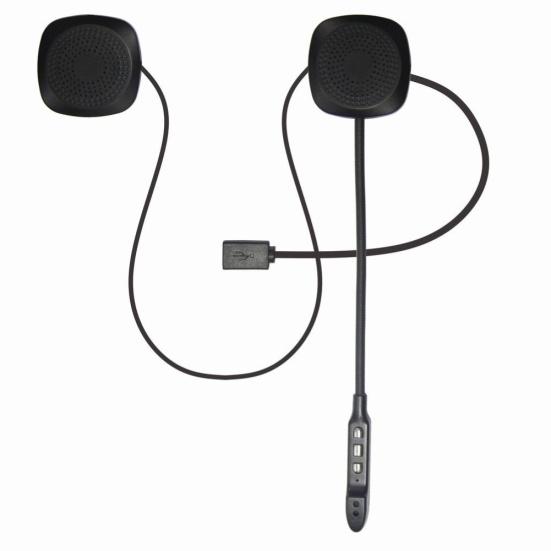 Cască pentru cască de motocicletă T2 wireless compatibilă cu Bluetooth 5.0 Căști difuzor stereo