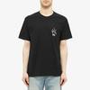 Stussy Old Crown Tee Classic Logo Short Sleeve American Vintage T-Shirt Unisex Tops 1904510-BLACK