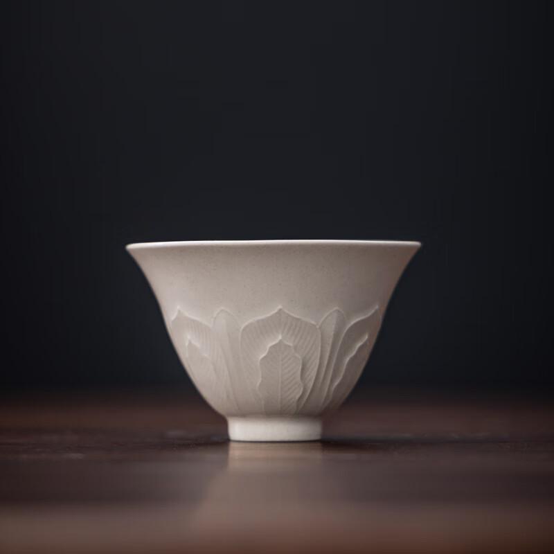 Shouqi Blue Lotus Ceramic Teacup