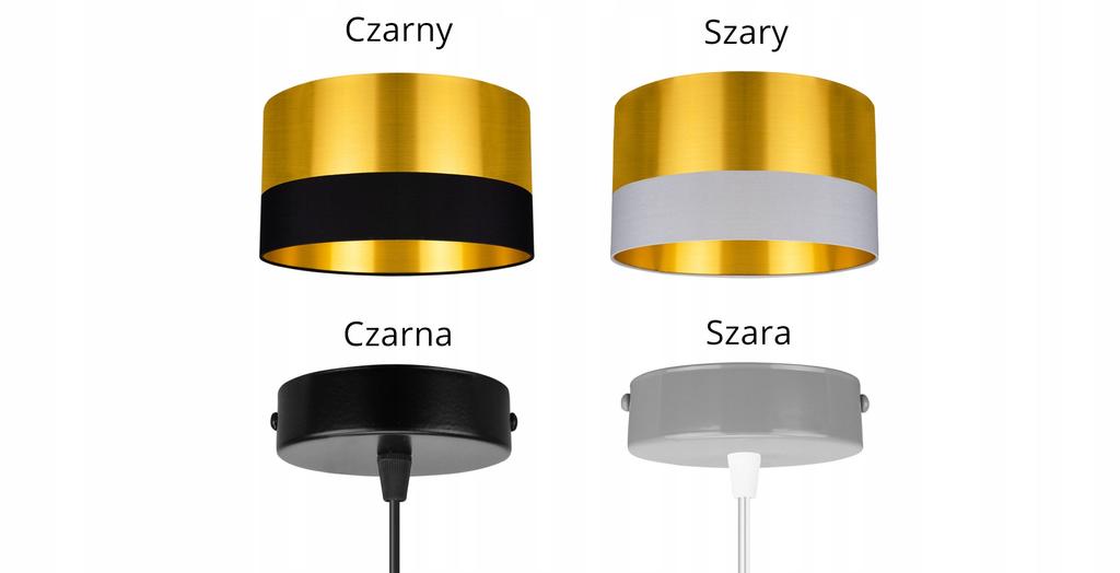 CEILING HANGING LAMP, GOLDEN LAMPSHADE, LED