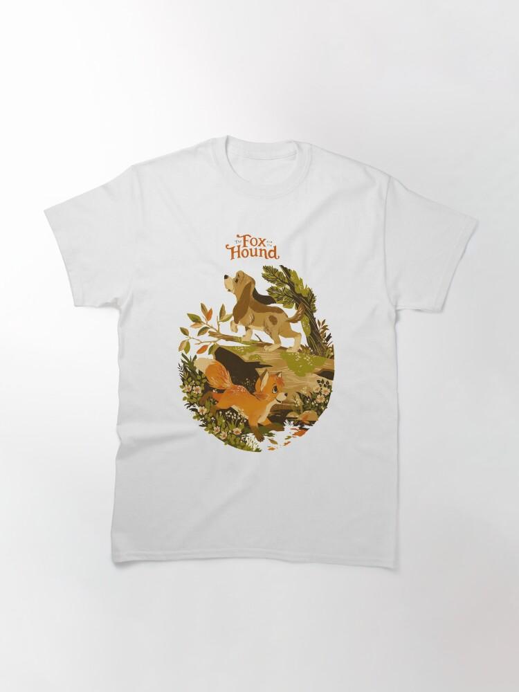 The Animals Cartoon fox and hound cute merch Classic T-Shirt