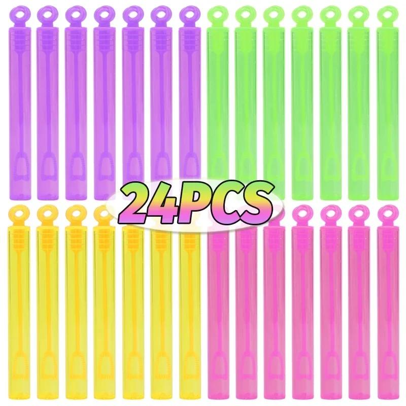48/10pcs Colorful Bubble Soap Bottle Wand Soap Liquid Tube Kids Birthday Party Favors Pinata Filler Toys Wedding Gifts for Guest
