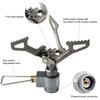 Outdoor Gas Stove Mini Camping Gas Burner 25g Ultralight Titanium Picnic Hiking Cooking Stove Survival Furnace