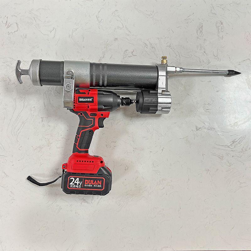 Rechargeable Electric Grease Gun, Drill & Wrench for Modified Agricultural Machinery & Harvester
