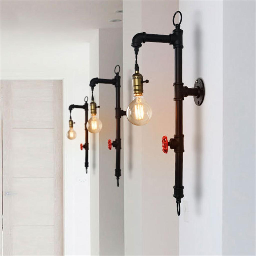 Details about / Vintage Industrial Retro Loft Weel Iron Ceiling retro wall lamp Pendant Light