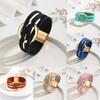 Adjustable Wrap Closure Leather Bracelets Bohemian Style Wide Wrap Bracelet  For Women