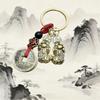 Chinese Alloy Keychain Pendant Collection Men's and Women's Metal Accessories Decorative Pendant Gifts
