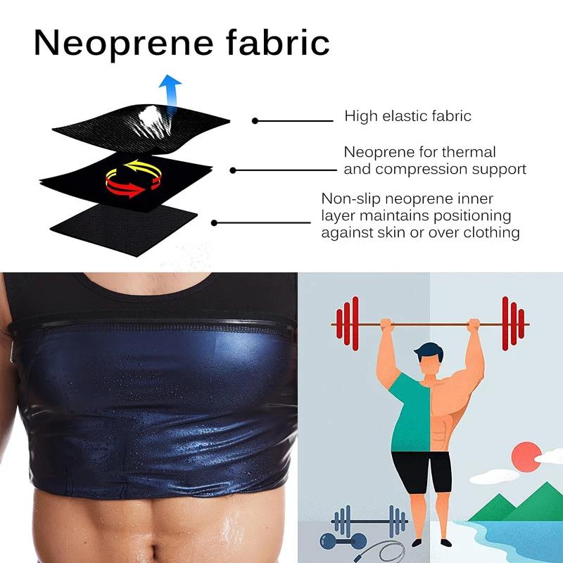 New Men Neoprene Sweat Sauna Vest Body Shapers Vest Waist Trainer Slimming Vest Shapewear Waist Shaper Corset For Women 5