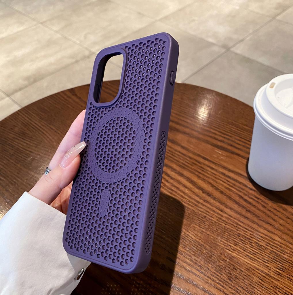 Heat Dissipation For Magnetic Case For Oneplus 1 13 12 ACE6 Ace Ace 3 Pro Cooling Breathable Mesh PC Hard Cover