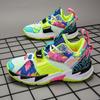 Fashion New Fashion Designer Colorful Mens Running Shoes Printed High Top Cool Sports Shoes Men Platform Street Sneakers Comfort Unisex