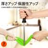 Kitchen Long Dishwashing Cleaning Rubber Gloves for Car Pet [Vgo...] 3-Pack Gloves, Waterproof, Sleeve, Gloves, Gloves, Washing, Laundry, Gardening,