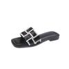 Summer Footwear Sandals Flat Slippers Woven Open-toed Comfortable Beach Slippers