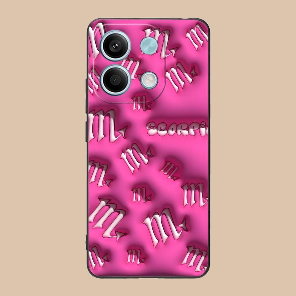 Zodiac Sign Scorpio Phone Case for Xiaomi 15 14 13 12 Mi 11 T Ultra Lite Pro S X 5G Soft TPU Shockproof Cover