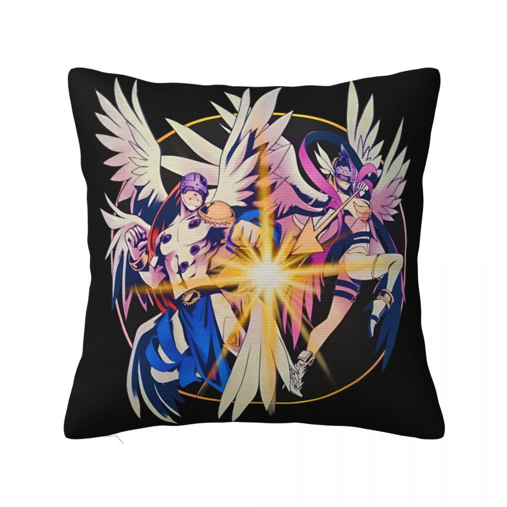 Trendy Seat Digital Monster Digimon Decor Pillowcase Stuff Pillow Cover Square Multi-Size