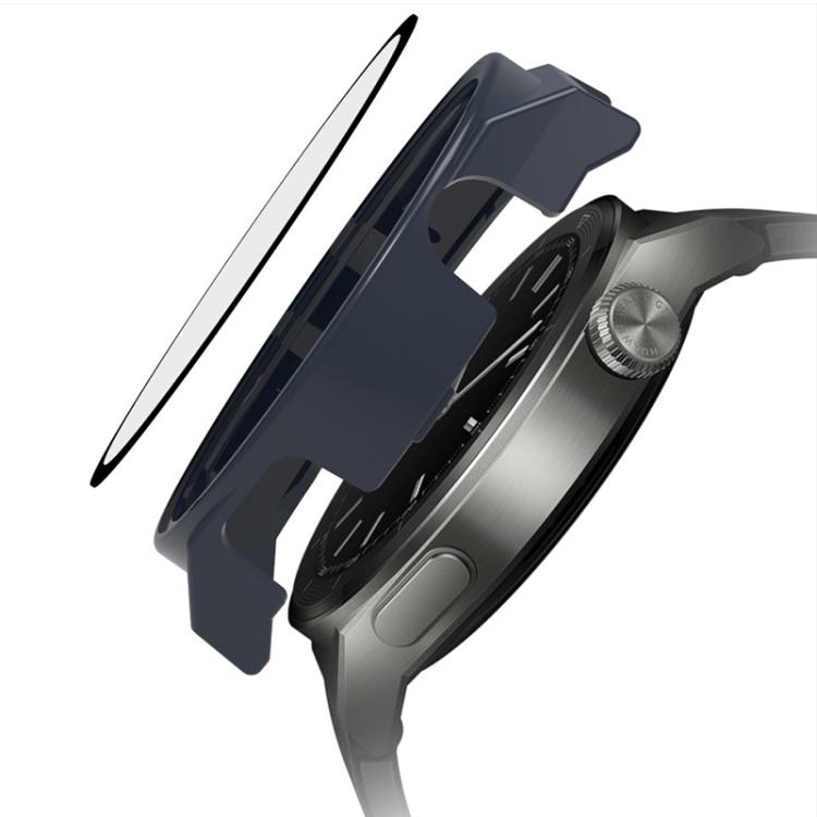 For Huawei Watch GT 3 Pro 46mm PC + Tempered Glass Watch Case
