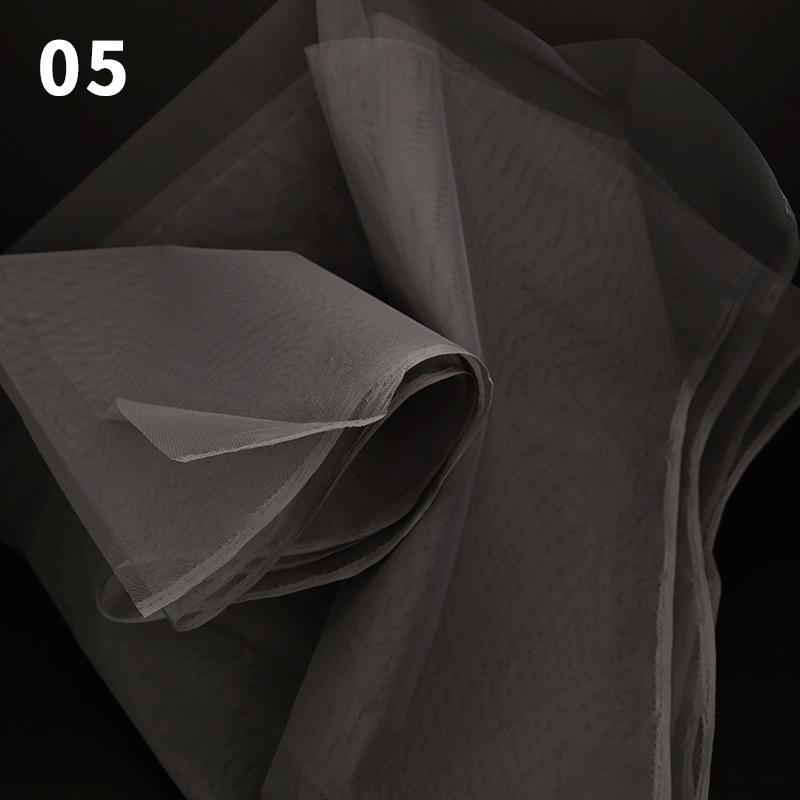 100x160cm Hard Tulle Mesh Fabric for DIY Wedding Dress Skirt Yarn Cloth Decoration Fabric by Per Meter Polyester Stiff Mesh New