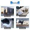 Universal 100PC Saw Blade Set: Woodworking, Plastic & PVC Cutting, Half-Round Grinding, High-Carbon Steel, Straight Saw Blades