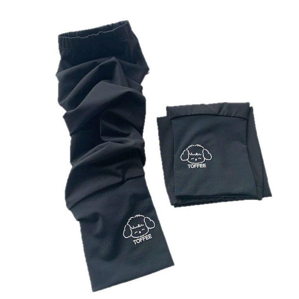 Arm Protection Ice Silk Sunscreen Sleeves Breathable Thin Gloves  Outdoor Driving Riding