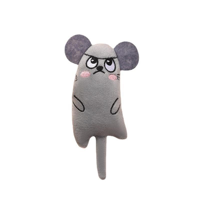Cat Toy Training Entertainment Plush Stuffed Pillow Simulation Mouse Cat Toy Dog Interactive Pet Chew Toy Pet Supplies