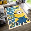 Minions Movie Poster Area Rug Perfect for Entryway Balcony Bedrooms Kitchen Anti-slip Rug Anime Office Decor Perfect Gift for Women/Men