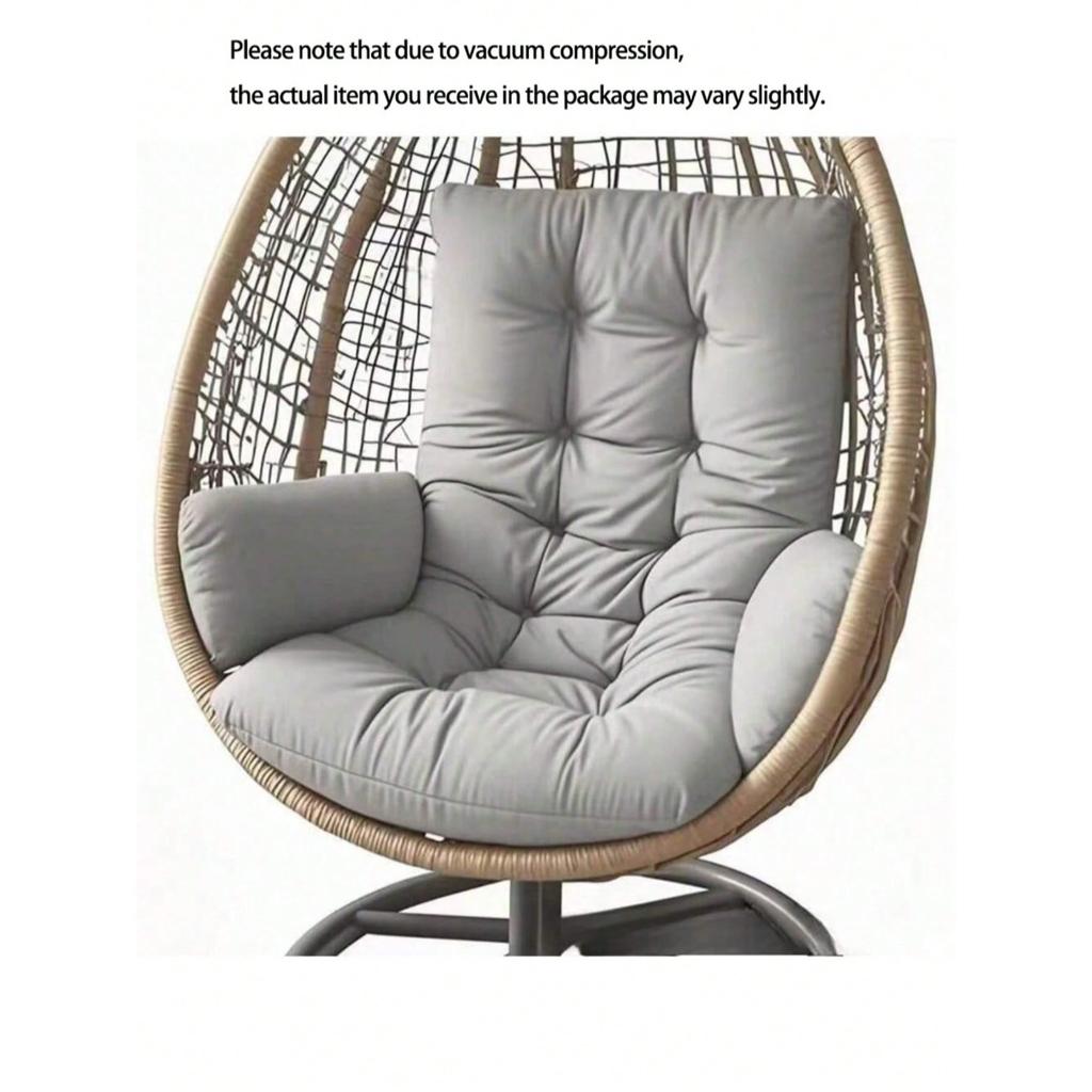 Thickened Waterproof Outdoor Hanging Basket Cushion, Suitable for Chairs, Hanging Baskets, and Lounge Chairs