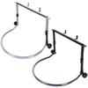 24 Hole Harmonica Neck Mount Rack Mouth Organ Stand Adjustable Harmonica Holder Stand Neck Bracket For Musician