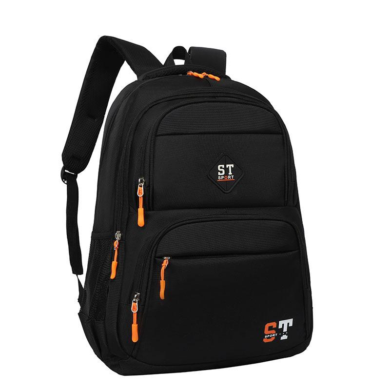 Urban Minimalist Letter Print Casual Backpack Business Trip Travel Laptop Backpack School Bag for College and High School Students
