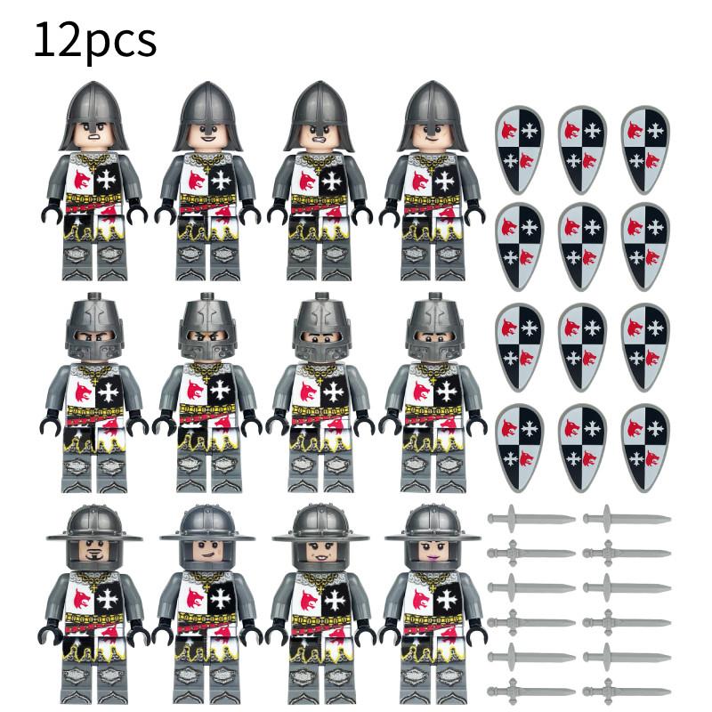 99 Piece Medieval Knight Castle Building Blocks Set For Creative Military Playtime
