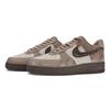 Nike Air Force 1 Fall Travel Journal Abrasion Resistant Abrasion Resistant Low Top Skateboard Shoes Unisex Brown HQ1176-222(Team73-)