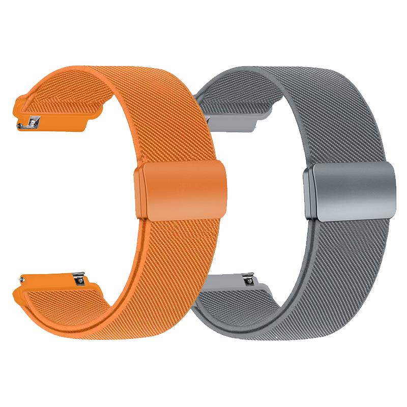 1-2PCS 20/22mm Magnetic strap for Samsung Galaxy Watch 7 6 5 4 40/44mm 6Classic 47mm Nylon Loop band for Huawei Watch GT5 Pro 4