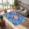 Atletico Madrid Printed Flannel Area Rug Non Slip Soft Polyester Floor Carpet Indoor Decor Mat for Bedroom Living Room Sofa Game Room Home Decoration