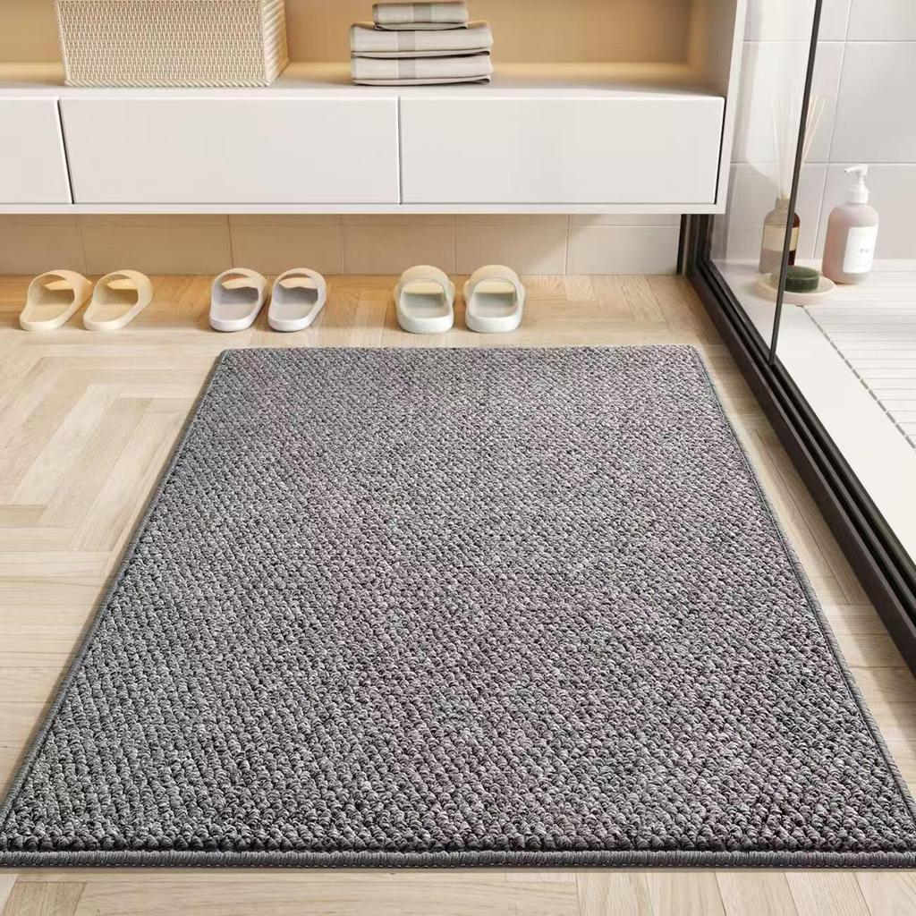 Large Japanese-Style Faux Jute Pineapple Rug for Bathroom, Living Room, and Entryway