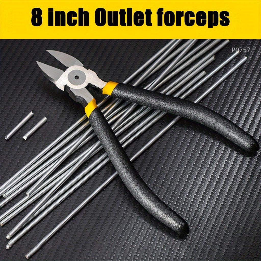 4/6/8 Zoll Mini-Steckdosenzange, Bestückter kleiner Hochleistungs-Drahtseilschneider mit weichem Anti-Rutsch-Griff