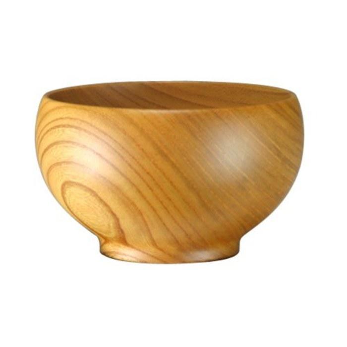 Meiboku Bowl Keyaki Medium Natural 11.5 x 6.8 cm