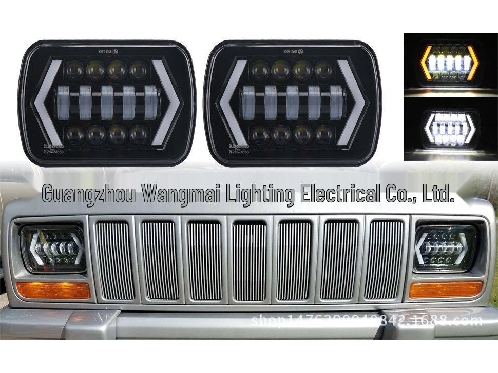7-inch Dragon Board Headlights for JEEP Wrangler & Harley Motorcycles