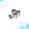 W1224Pcs Car Wolfsburg Badge Wheel Tires Valve Caps Tyre Valve Stem Covers For VW Volkswagen Touareg Tiguan Golf MK4 MK5 MK6 MK7