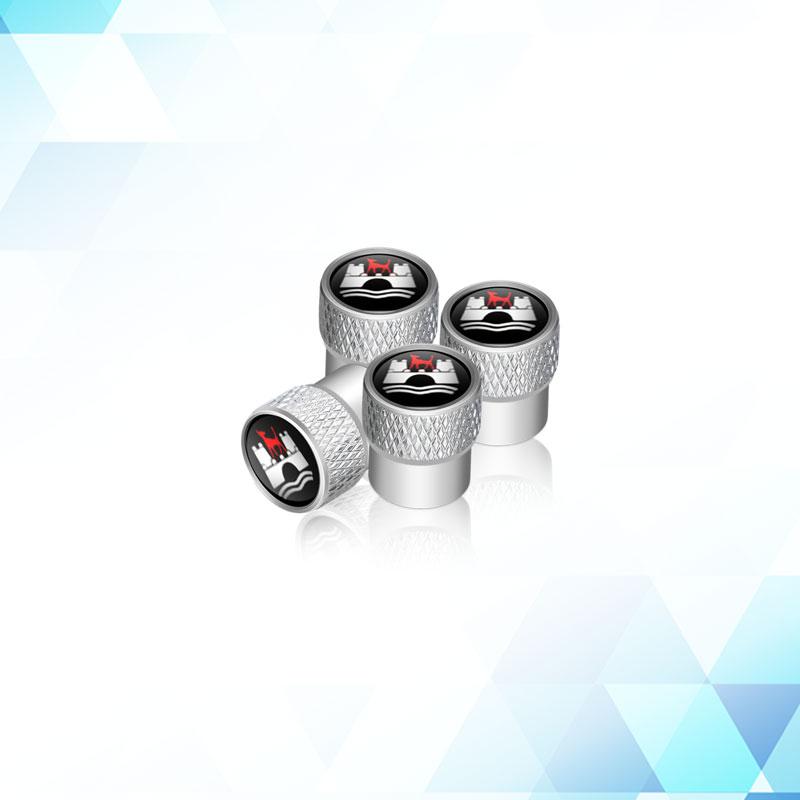 W1224Pcs Car Wolfsburg Badge Wheel Tires Valve Caps Tyre Valve Stem Covers For VW Volkswagen Touareg Tiguan Golf MK4 MK5 MK6 MK7
