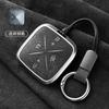 for Zeekr 001 2024 007 7X 009 Alcantara Car Key Case High-Grade Suede Car Full Shell Buckle Keychain