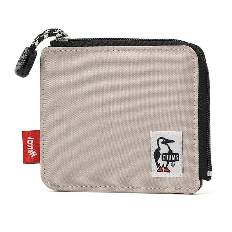 

[Chums] mens wallet Recycle L-Shaped Zip Wallet Greige