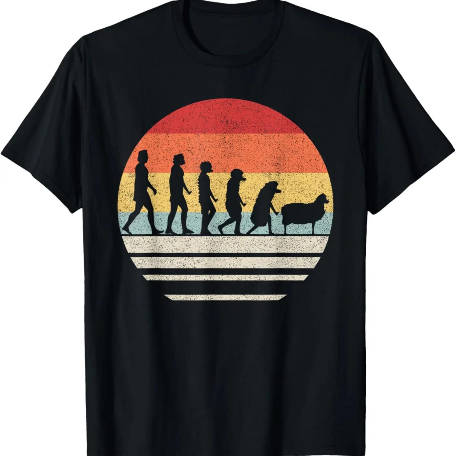Retro Conspiracy Theorist Human Evolution Wake Up Sheeple T-Shirt S чёрный