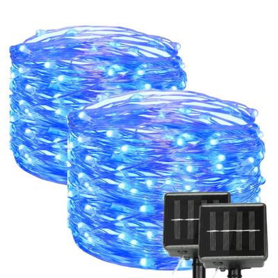 Waterproof LED String Lights X 2 X 100 200 LED Fairy String 10m X 8 Waterproof and Perfect for Christmas New and Christmas Decorations X Solar-Powered