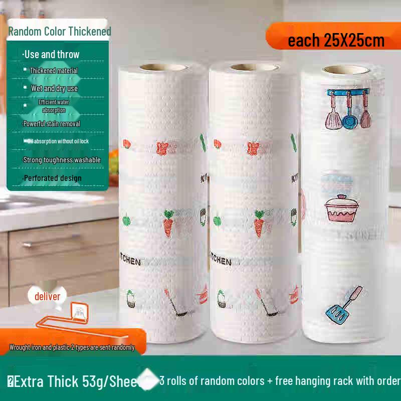 

Disposable Absorbent Kitchen Wipes
