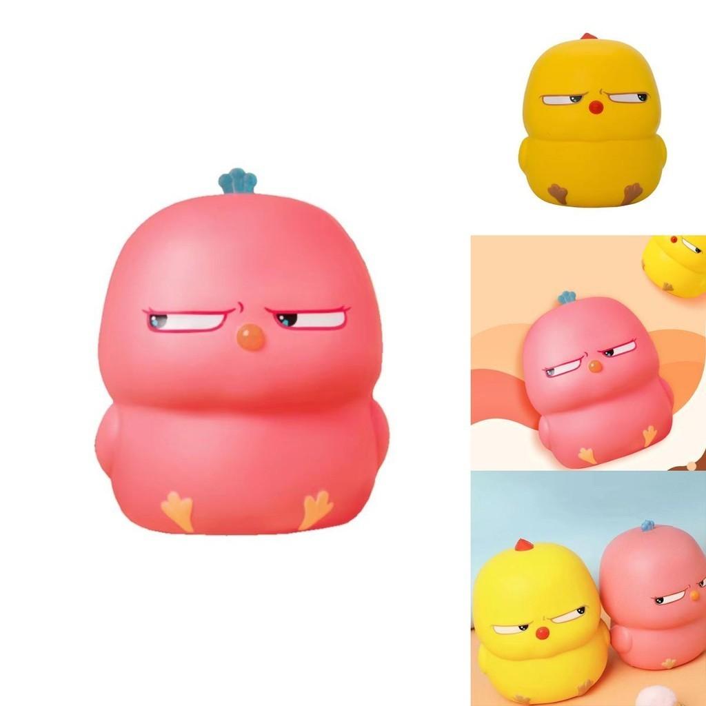 Phebie The Bird Cute Pink Chicken Slow Rising Squishy Toy Great For Calming Your Nerves And Managing Stress