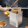 Portable Grill Smokeless Stainless Steel Barbecue Charbroiler Outdoor Indoor Dual-purpose Stewing Oven Small Durable BBQ Grill