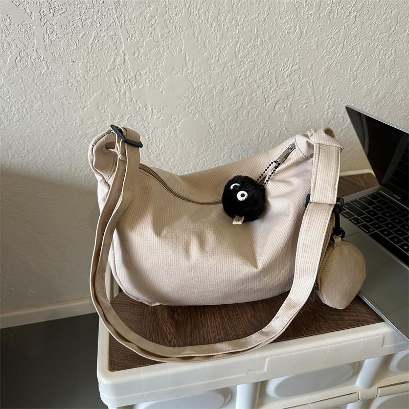 Trendy Casual Canvas Crossbody Bag 2023 Fall New Vintage Tote Bag For Women