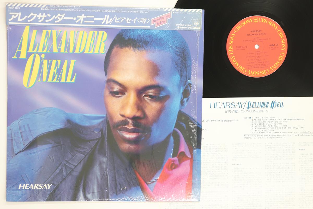 

LP Record ALEXANDER ONEAL Hearsay 28AP3373 CBS SONY 1987 Japan Obi SoulFunk Used