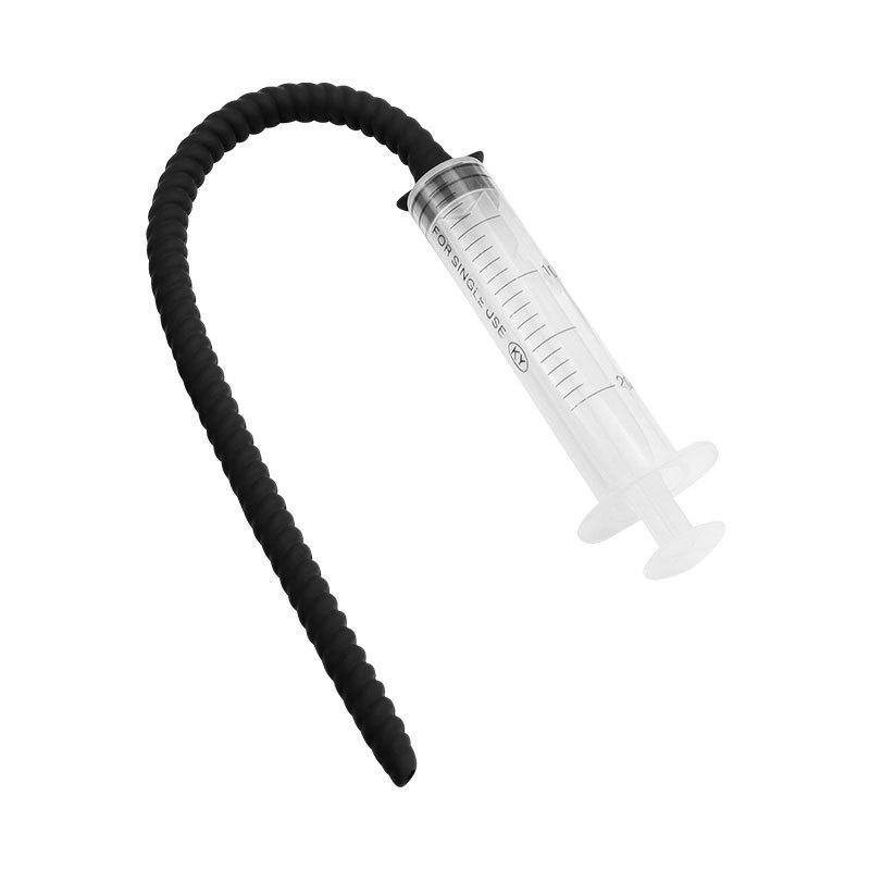Horse Eye Rod Syringe with Lubricant for Urethral Pain Relief and Dilation