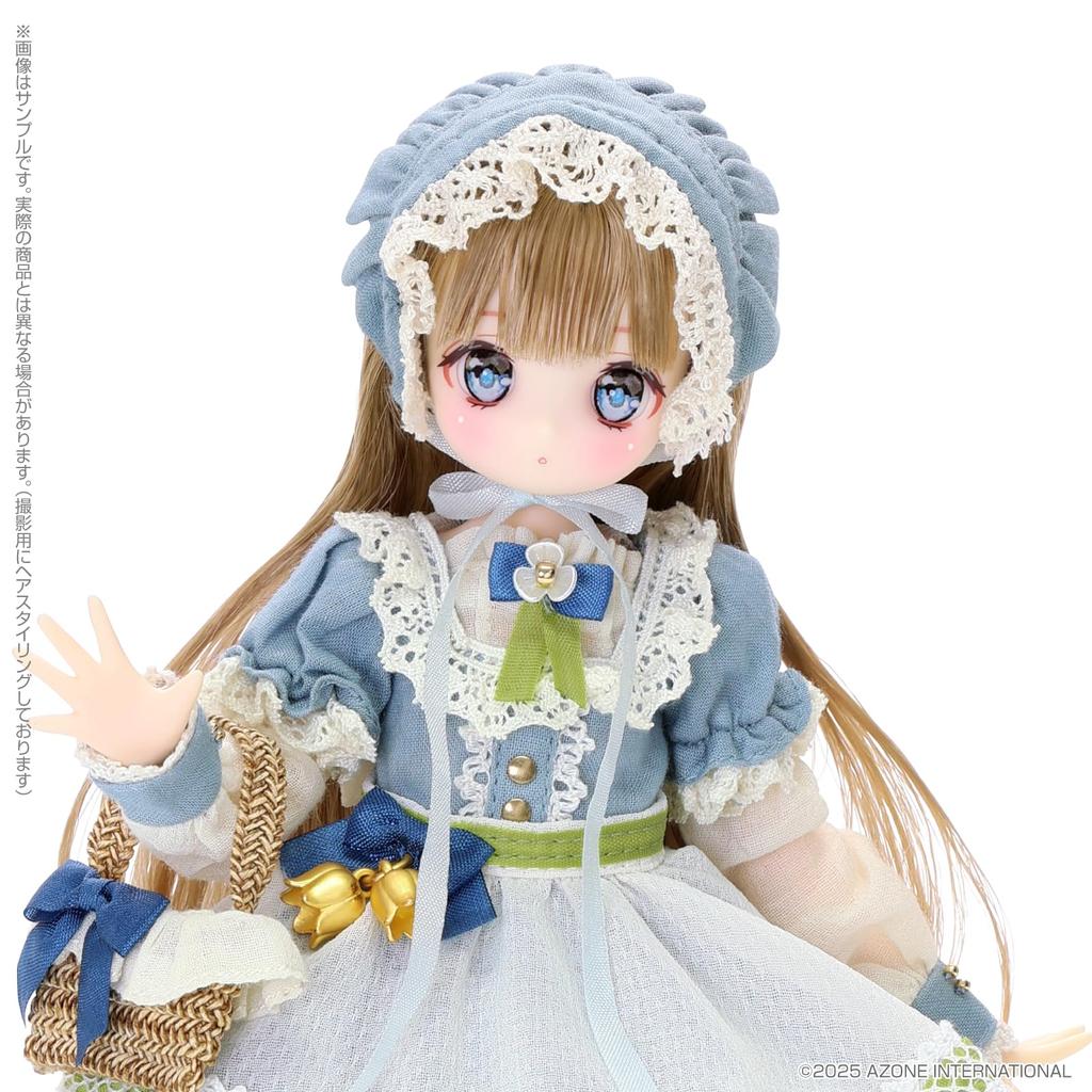 AZONE INTERNATIONAL Iris Collect Petit Ruchiru Flowers of Serenity Myosotis Painted Movable Doll 1/6 / (Blue Ver.)