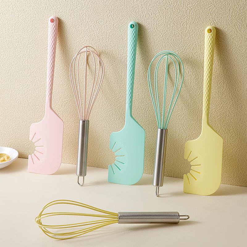 Deou Xingguang Silicone Spatula & Whisk Baking Set